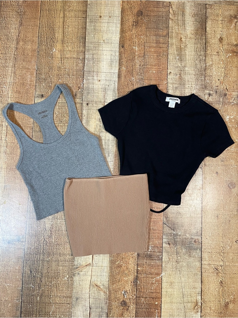 Kendall & Kylie RSQ wild fable XS Short Sleeve Crop Top Bundle Tank Top Tube Top